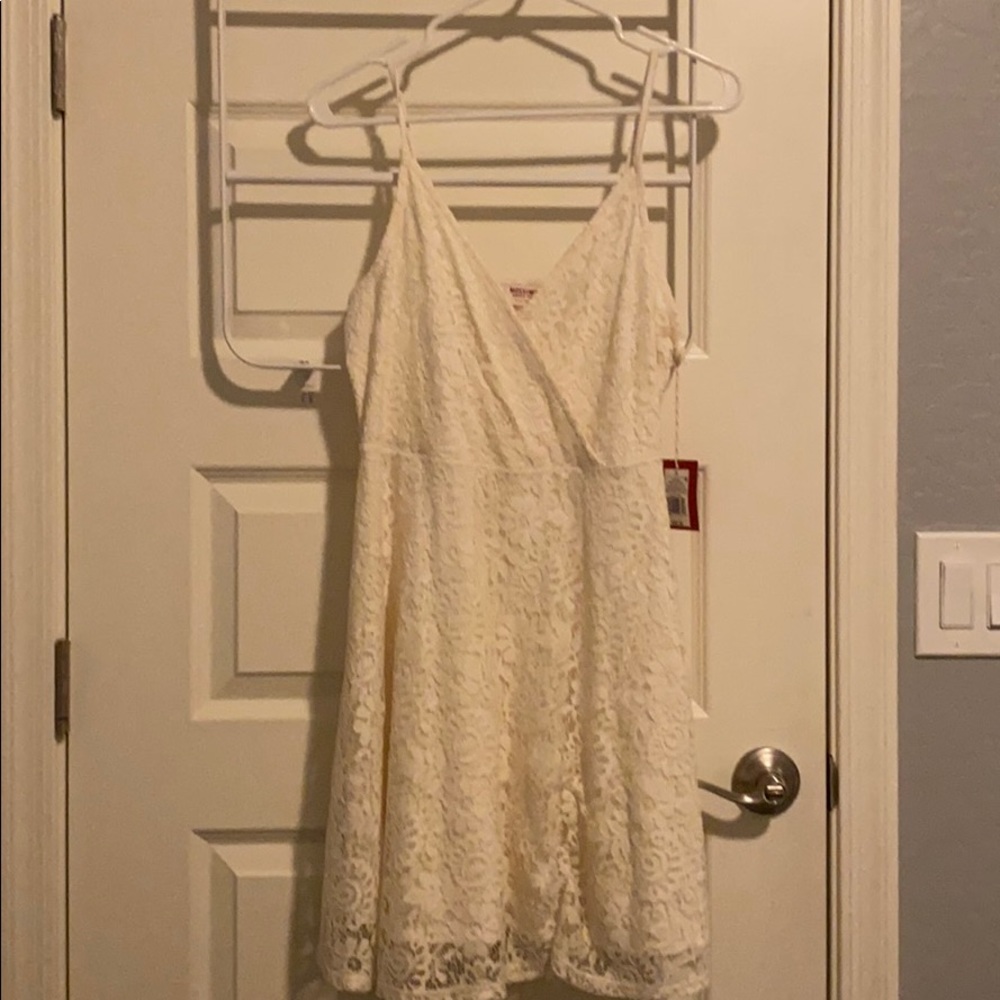 Mossimo white lace dress new with tags
